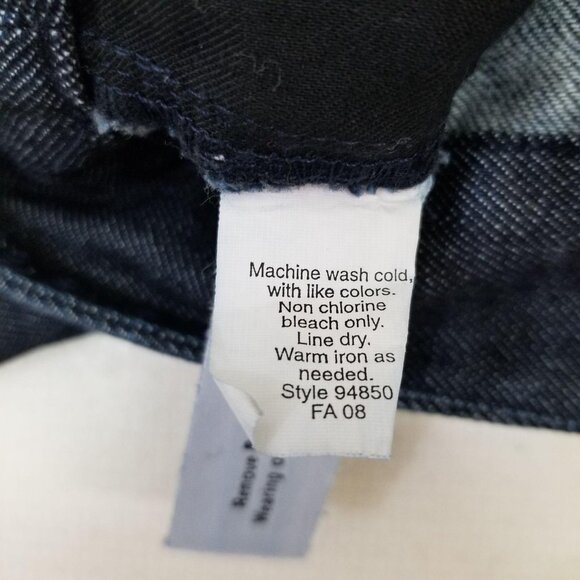 J Crew 4 Blue Jean Denim Pencil Skirt 94850 Back Slit Y2K Comfort Summer - Picture 6 of 6